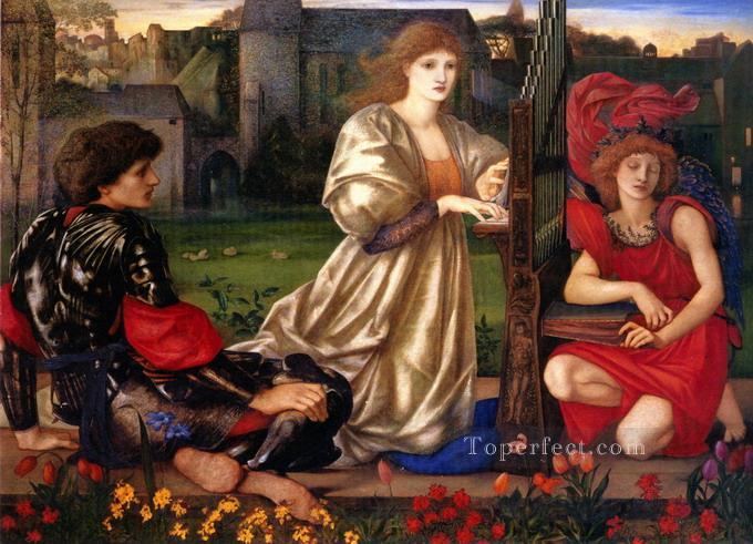 Le Chant dAmour Song of Love PreRaphaelite Sir Edward Burne Jones Oil Paintings